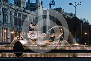 Plaza de la Cibeles fountain photo