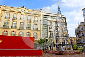 Plaza de la Constitucion in Malaga at Christmas photo