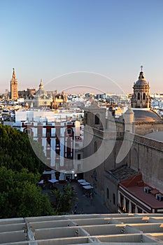 Plaza de la Encarnacion seen from the Metropol Parasol