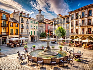 Plaza de la Encarnacion square in Seville, Spain