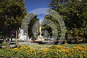 The Plaza de la Independencia is the Plaza de Armas of the Chilean metropolis of ConcepciÃÂ³n.May 2017 photo