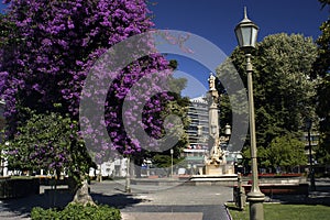 The Plaza de la Independencia is the Plaza de Armas of the Chilean metropolis of ConcepciÃÂ³n.May 2017 photo