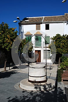 Plaza de la Victoria, Estepa, Spain. photo