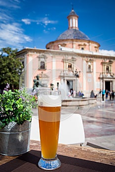 Plaza de la Virgen, Valencia, Spain photo