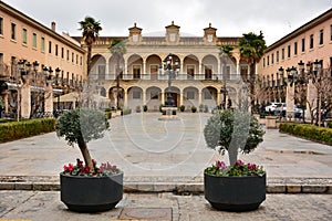 Plaza de las Palomas in Guadix, Granada, Spain photo