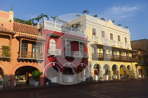 Plaza de Los Coches in Cartagena, Colombia photo