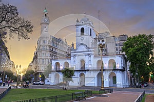 Plaza de Mayo in Buenos Aires South America photo