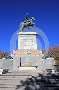 Plaza de Oriente in Madrid photo