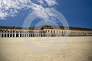 Plaza de Parejas next to the Royal Palace of Aranjuez, Madrid, Spain photo