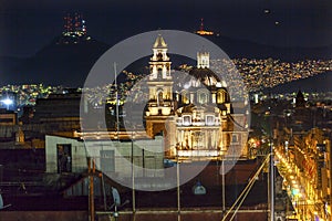 Plaza de Santa Domingo Churches Zocalo Mexico City Mexico photo