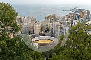 Plaza de toros de La Malagueta bullring in Malaga