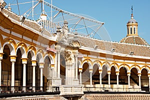 Plaza de toros de la Real Maestranza in Seville photo