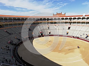 `Plaza de Toros` in Madrid, Spain