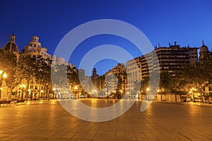 Plaza del Ayuntamiento in Valencia