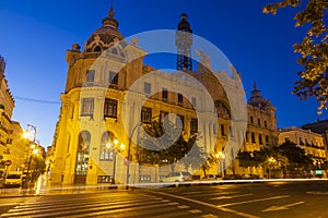 Plaza del Ayuntamiento in Valencia