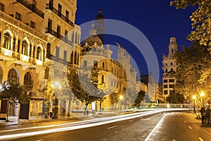 Plaza del Ayuntamiento in Valencia