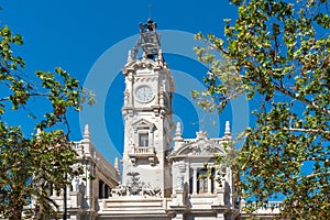 Plaza del Ayuntamiento, Valencia, Spanien