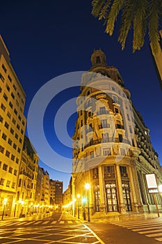 Plaza del Ayuntamiento in Valencia photo