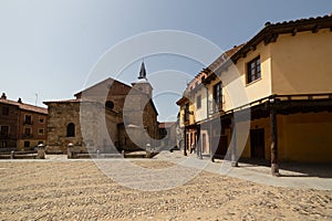 Plaza del Grano in Leon city, tradicional arquitecture photo