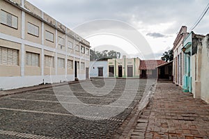 Plaza del Himno Nacional square in the center of Bayamo, Cu photo