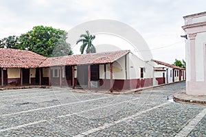 Plaza del Himno Nacional square in the center of Bayamo, Cu photo