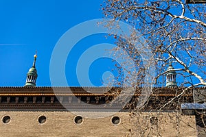 Plaza del Pilar Square in Zaragoza, Spain