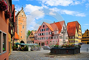 Plaza Dinkelsbhul Germany photo