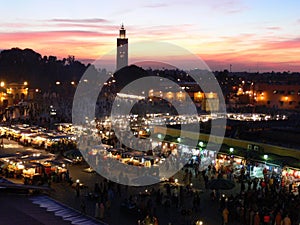 Plaza Djemaa El Fna Marruecos photo