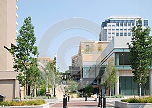 Plaza in Downtown Salt Lake City, Utah