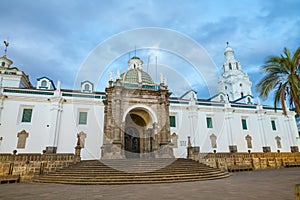 Plaza Grande in old town Quito, Ecuador