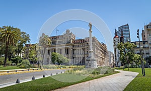 Plaza Lavalle with Argentina Supreme Court and Mirador Massue - Buenos Aires, Argentina photo