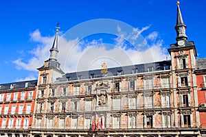 Plaza Mayor with the Casa de la PanaderÃ­a, Madrid, Spain