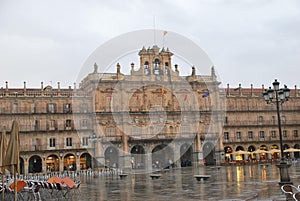 Plaza Mayor de Salamanca, Salamanca, Spain. photo