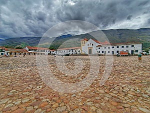 Plaza Mayor de Villa de Leyva en Boyaca