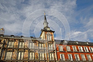 Plaza Mayor in historic city center in Madrid Historic cente