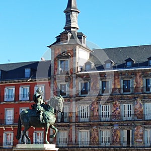 The Plaza Mayor, Madrid City