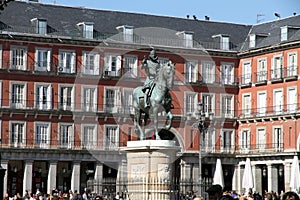 Plaza Mayor, Madrid city, Spain