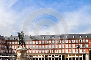 Plaza Mayor in Madrid, Spain photo
