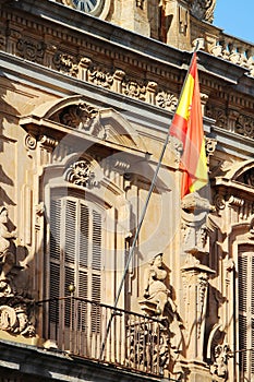 The Plaza Mayor, Salamanca, Spain photo