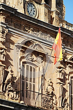 The Plaza Mayor, Salamanca, Spain photo