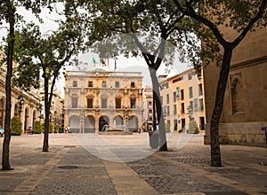 Plaza Mayor town hall of Castellon de la Plana