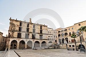 Plaza Mayor in Trujillo, Spain