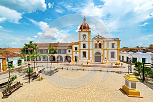 Plaza in Mompox from Above photo