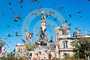 Plaza Murillo in La Paz photo