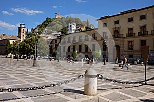 Plaza Nueva in Granada, Spain