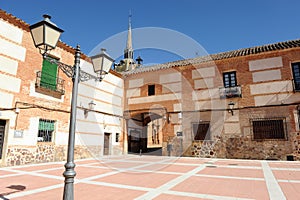 Plaza Rasillo de la Mancha en San Carlos del Valle, provincia de Ciudad Real, EspaÃÂ±a photo