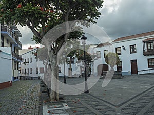 Plaza San Francisco square in the center of Santa Cruz De La Palma, La Palma Island, Canary Islands, Spain