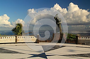 Plaza San Juan Bautista in Old San Juan, Puerto Rico