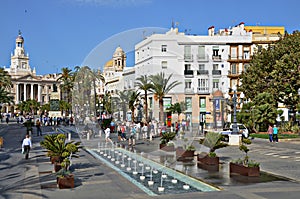 Plaza San Juan De Dios, Cadiz, Spain