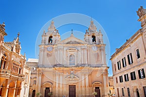 Plaza san paul St. paul's Cathedral malta